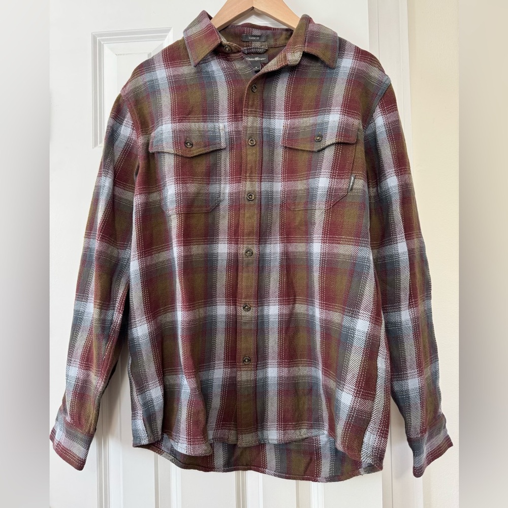 Eddie Bauer Multicolor Plaid Shirt